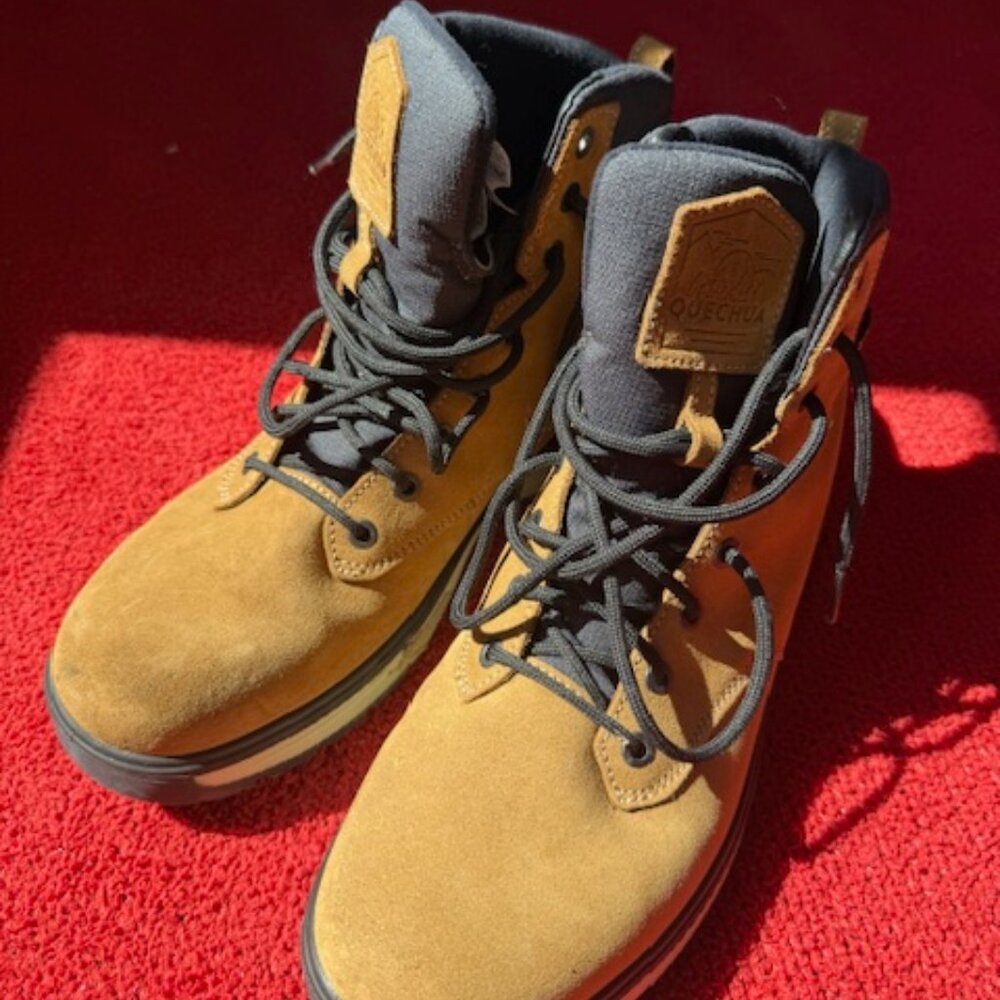 Quechua Tan Boots - Mens size 9.5